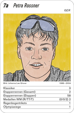 Radsport, Volume 4, Karte 7a, GER, Petra Rossner, Illustration: Johanna Lee Glover.