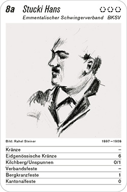 Schwingen, Volume 1, Karte 8a, BKSV, Stucki Hans, Illustration: Rahel Steiner.