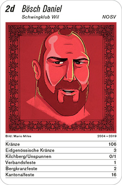 Schwingen, Volume 1, Karte 2d, NOSV, Bösch Daniel, Illustration: Mario Miles.